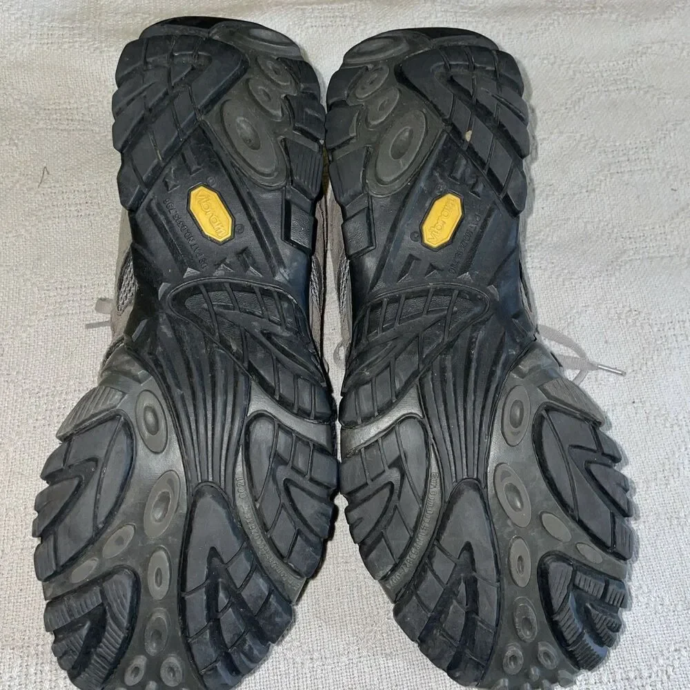 Merrell Men’s Hiking Shoes Size 15 M Gray Leather Outdoors Athleisure Active